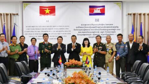 An Giang ký kết hợp tác tìm kiếm hài cốt liệt sĩ tại tỉnh Kampong Speu 