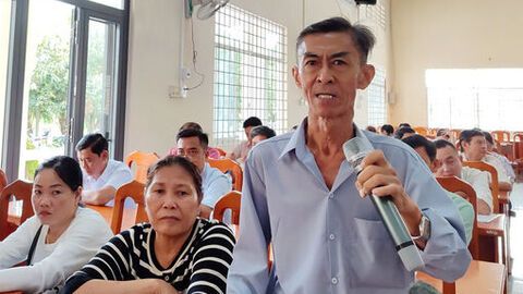 Tổ Đại biểu HĐND tỉnh An Giang tiếp xúc cử tri xã Bình Thạnh Đông và xã Hòa Lạc