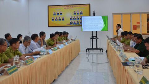 An Giang thẩm định phương án phòng cháy và chữa cháy rừng năm 2026 