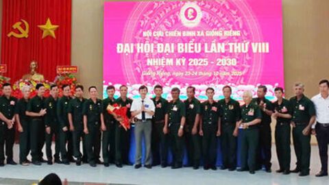 Hội Cựu chiến binh xã Giồng Riềng mỗi năm thực hiện 1 mô hình "Dân vận khéo"