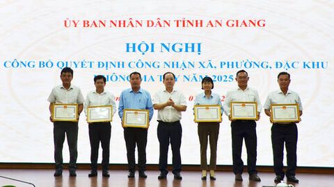 UBND tỉnh An Giang công nhận 27 xã, đặc khu không ma túy năm 2025