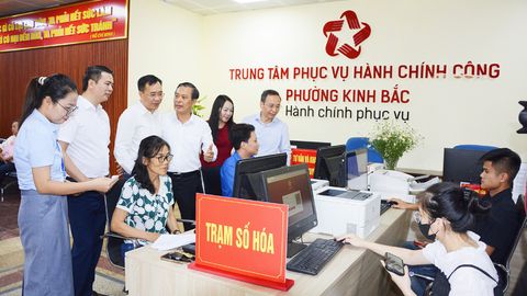 Bắc Ninh: Khai trương Điểm tiếp nhận thủ tục hành chính tại phường Kinh Bắc