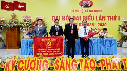 Đại hội Đảng bộ xã Ba Chúc nhiệm kỳ 2025 - 2030