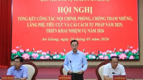 An Giang đạt nhiều kết quả trong công tác nội chính, phòng, chống tham nhũng, lãng phí, tiêu cực và cải cách tư pháp 