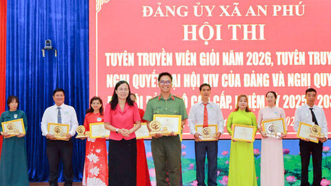 An Phú tổ chức Hội thi Tuyên truyền viên giỏi năm 2026