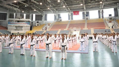 Tập huấn chuyên môn và kỳ thi thăng đẳng Taekwondo quốc gia khu vực miền Nam