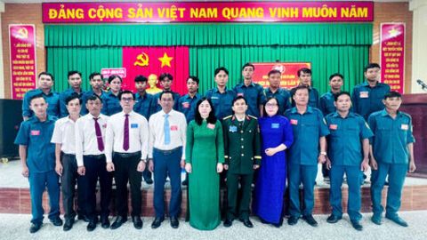 Chi bộ Quân sự xã Ô Lâm tổ chức Đại hội đảng viên lần thứ I