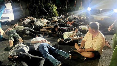 Công an tỉnh An Giang ngăn chặn nhóm thanh niên chuẩn bị hỗn chiến