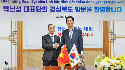 Đoàn công tác tỉnh Bắc Ninh thăm, làm việc tại tỉnh Gyeongsangbuk-do (Hàn Quốc)