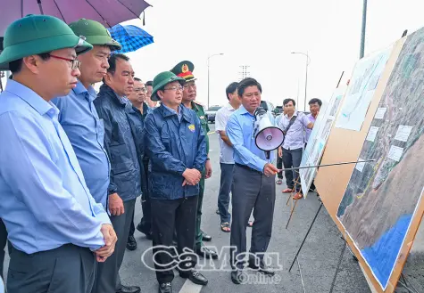 Phó Thủ tướng Chính phủ Hồ Quốc Dũng khảo sát một số dự án, doanh nghiệp tại Cà Mau