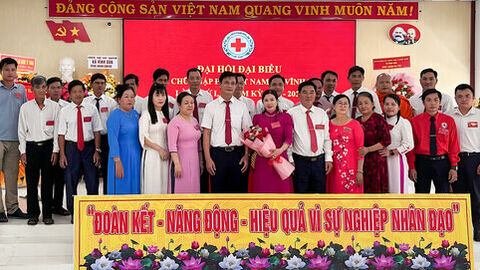 Ông Võ Văn Chanh được bầu làm Chủ tịch Hội Chữ thập đỏ xã Vĩnh Hòa