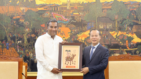 Bắc Ninh: Phó Chủ tịch Thường trực UBND tỉnh Mai Sơn tiếp Đại sứ Sri Lanka tại Việt Nam, trao đổi nhiều nội dung quan trọng
