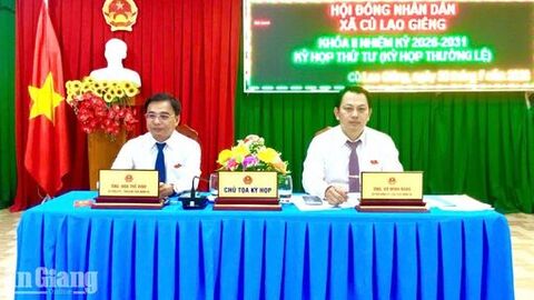 HĐND xã Cù Lao Giêng thông qua điều chỉnh kế hoạch đầu tư công giai đoạn 2026 - 2030