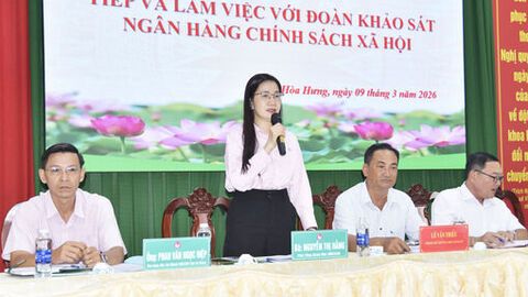 Tổng dư nợ các chương trình tín dụng chính sách tại xã Vĩnh Hòa Hưng đạt hơn 86,2 tỷ đồng 