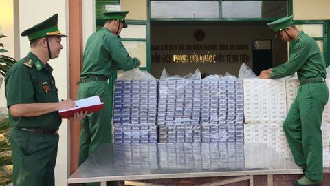 Thu giữ 7.500 bao thuốc lá lậu
