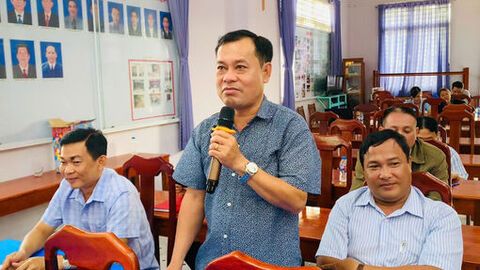 Lấy ý kiến cử tri đối với người được giới thiệu ứng cử đại biểu HĐND tỉnh An Giang và xã Cù Lao Giêng