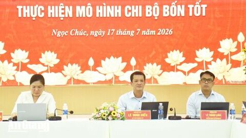 Ngọc Chúc nâng cao chất lượng mô hình chi bộ bốn tốt