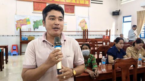 Đại biểu HĐND tỉnh An Giang tiếp xúc cử tri xã An Cư