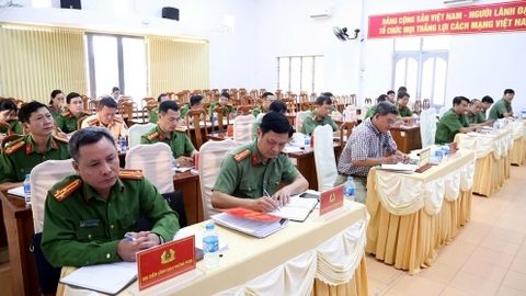 Sơ kết 1 tháng thực hiện kế hoạch tăng cường đảm bảo an ninh trật tự địa bàn xã Mỹ Hòa Hưng 