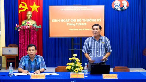 Sức sống chi bộ trường học vùng đầu nguồn