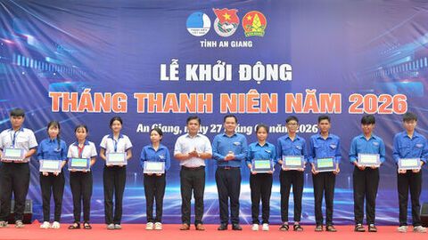An Giang khởi động Tháng Thanh niên năm 2026 
