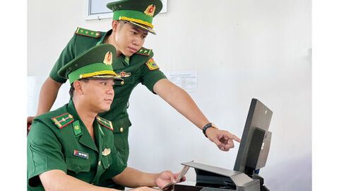 “Lá chắn” bản lĩnh nơi cửa ngõ biên cương