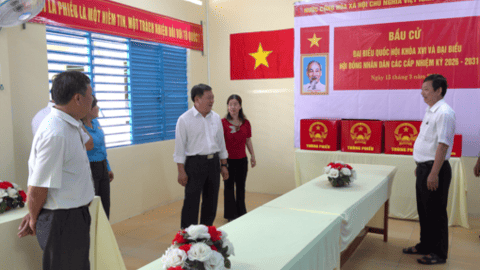Kiểm tra công tác chuẩn bị bầu cử tại 3 xã: Phú Lâm, Bình Thạnh Đông và Hòa Lạc