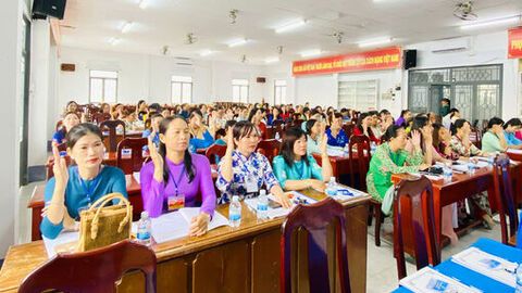 Đại hội đại biểu Hội Liên hiệp Phụ nữ xã Mỹ Đức nhiệm kỳ 2025 - 2030