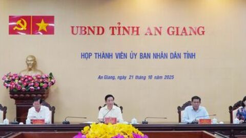 UBND tỉnh An Giang thông qua nhiều nội dung quan trọng 