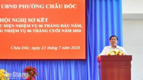 Châu Đốc hoàn thành 20/20 chỉ tiêu, tăng tốc phát triển kinh tế - xã hội 6 tháng cuối năm