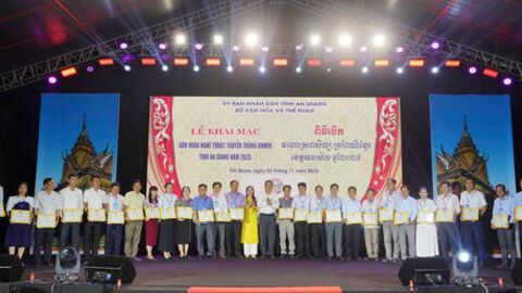 Khai mạc Liên hoan nghệ thuật truyền thống Khmer tỉnh An Giang năm 2025