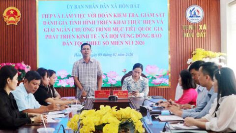 Giám sát tình hình thực hiện và giải ngân chương trình mục tiêu quốc gia tại 2 xã Bình Giang và Hòn Đất