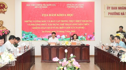 An Giang tọa đàm xây dựng thế trận lòng dân trên không gian số