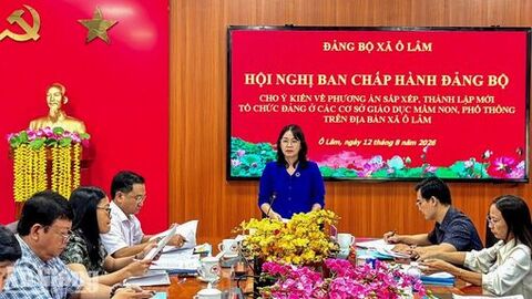 Ô Lâm sắp xếp 12 trường học còn 5 trường