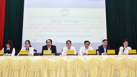 Tiếp xúc cử tri, vận động bầu cử đại biểu HĐND tỉnh khóa XX tại đơn vị bầu cử số 18