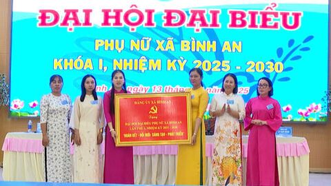 Xã Châu Thành và Bình An Đại hội đại biểu Phụ nữ lần thứ I