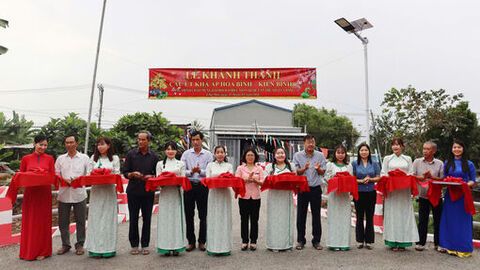 Xã Chợ Mới khánh thành cầu Út Khả