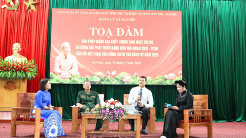 Đại Sơn: Tọa đàm nâng cao chất lượng sinh hoạt chi bộ, củng cố tổ chức cơ sở Đảng