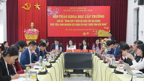 Hội thảo khoa học, góp ý vào Tập bài giảng xây dựng và phát triển tỉnh Bắc Ninh