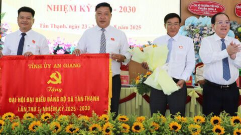 Đại hội Đảng bộ xã Tân Thạnh nhiệm kỳ 2025 - 2030