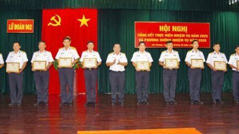 Lữ đoàn 962 thực hiện tốt nhiệm vụ năm 2025