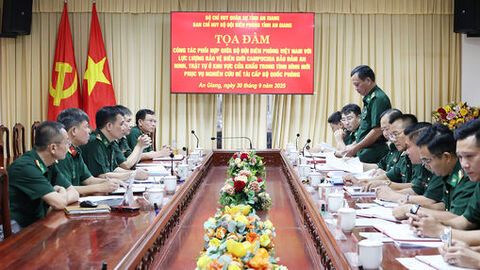 Tọa đàm về phối hợp bảo đảm an ninh, trật tự khu vực cửa khẩu Việt Nam - Campuchia