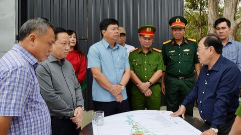 Bí thư Tỉnh ủy An Giang Nguyễn Tiến Hải kiểm tra công tác phòng, chống cháy rừng tại đặc khu Phú Quốc