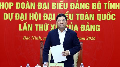 Bắc Ninh: Họp Đoàn đại biểu Đảng bộ tỉnh dự Đại hội XIV của Đảng