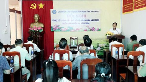 Liên hiệp Các tổ chức hữu nghị tỉnh An Giang vận động 29 khoản viện trợ