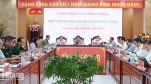 Chủ tịch UBND tỉnh An Giang Hồ Văn Mừng yêu cầu đẩy nhanh tiến độ các dự án phục vụ APEC 2027