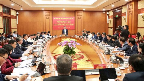 Kết luận của Tổng Bí thư Tô Lâm về hoàn thiện thể chế, pháp luật tại Phiên họp quý I/2026 của Thường trực Ban Chỉ đạo