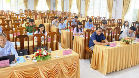 Phường Thới Sơn thống nhất phương án sắp xếp các khóm và sáp nhập trường học