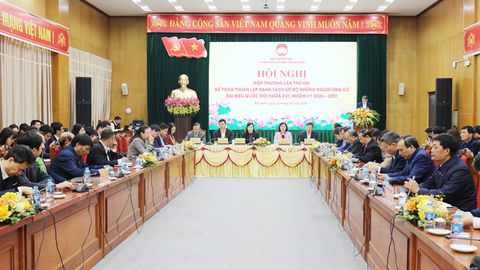 Bắc Ninh: Hiệp thương lần thứ hai lập danh sách sơ bộ người ứng cử ĐBQH khóa XVI và đại biểu HĐND tỉnh nhiệm kỳ 2026-2031