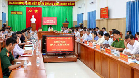 Phường Tịnh Biên đạt và vượt 17/28 chỉ tiêu 6 tháng đầu năm 2026